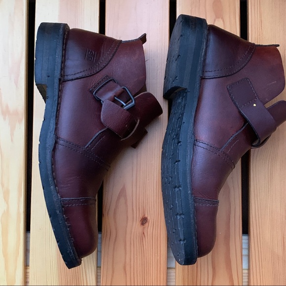 Vintage 1990's Stone Ridge brown leather ankle boots - Picture 6 of 17